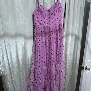 Betsey Johnson Pink valentines heart dress